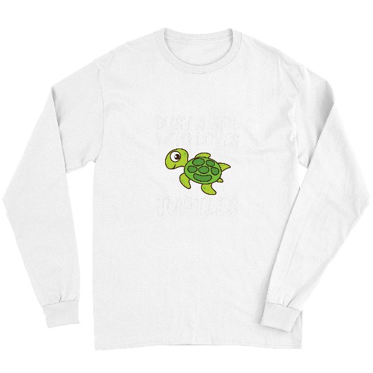 Turtle Pet Design For Girls Kids Sea Turtle Reptile Animal Long Sleeves