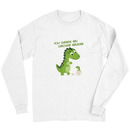 Dinosaur Pet Childrens Kids Big Brother Gift Idea Long Sleeves