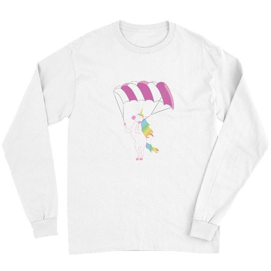 Unicorn Pet Beautiful Unicorn Paragliding Long Sleeves