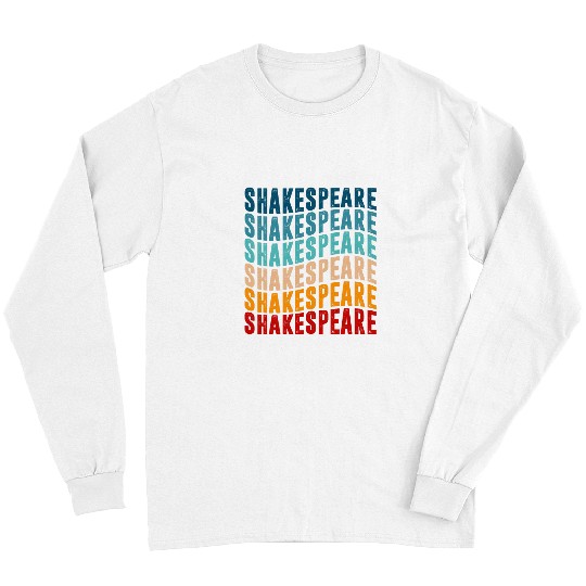 Book Fun Shakespeare English Literature Book William Shakespeare 1 Long Sleeves