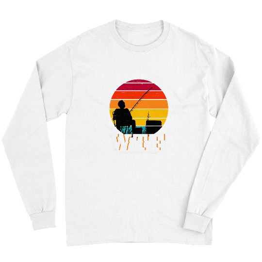 Fishing Fun WTF Wheres The Fish Cool Bass Fly Fishing Fisherman Long Sleeves