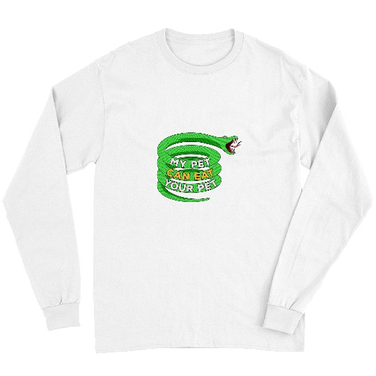 Python Pet Snake Pet Owner Reptile Python Lover Boa Herpetologist Long Sleeves