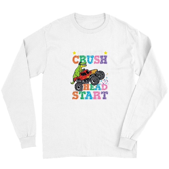 Dinosaur Pet Im Ready To Crush Head Start Dinosaur Boys Kids 1 Long Sleeves