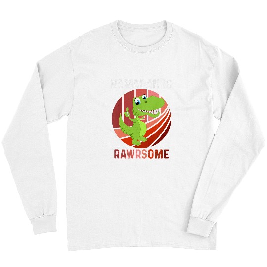 Dinosaur Pet Kids Kids Ramadan Ramadan Is Rawrsome Muslims Eid Long Sleeves