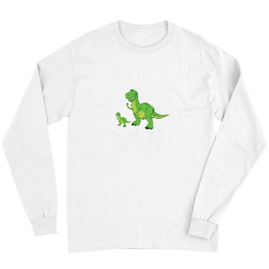 Dinosaur Pet Kids Im going to be a Big Brother Dinosaur TRex Long Sleeves