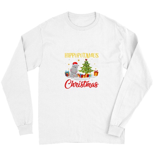 Hippo Pet I Want A Hippopotamus For Christmas Kid xmass Hippo Christmas 3 Long Sleeves