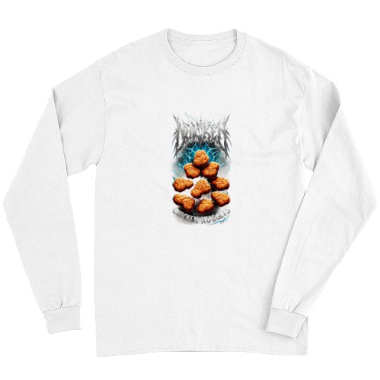 Chicken Pet Nuggets Heavy World Tour Hardcore Music 8 Long Sleeves