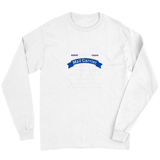 Postal Worker Job Funny Rural City Mail Carrier Postal Worker Postman Mailman 2 Long Sleeves