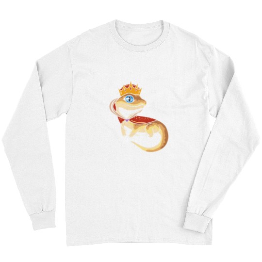 Komodo Pet Reptile Lover Cute Kawaii Anime Lizard Queen Long Sleeves