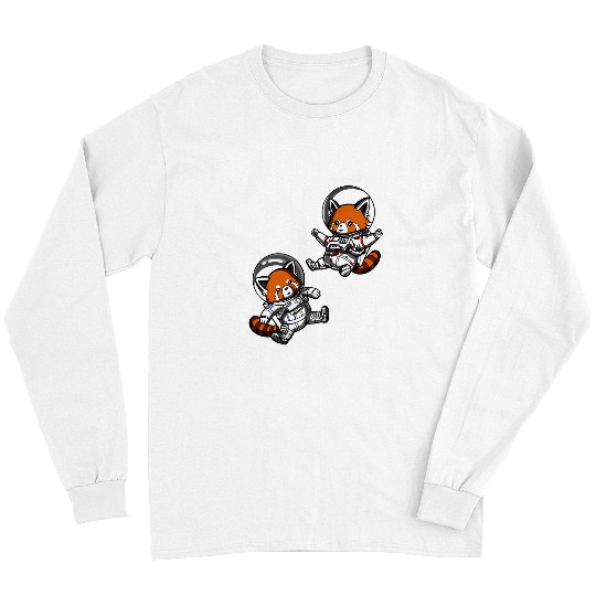 Astronaut Job Red Panda Bear Astronauts Long Sleeves