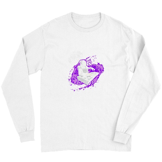 Astronaut Job Techno Astronaut Electronic Music Rave Festival Raver4 Long Sleeves