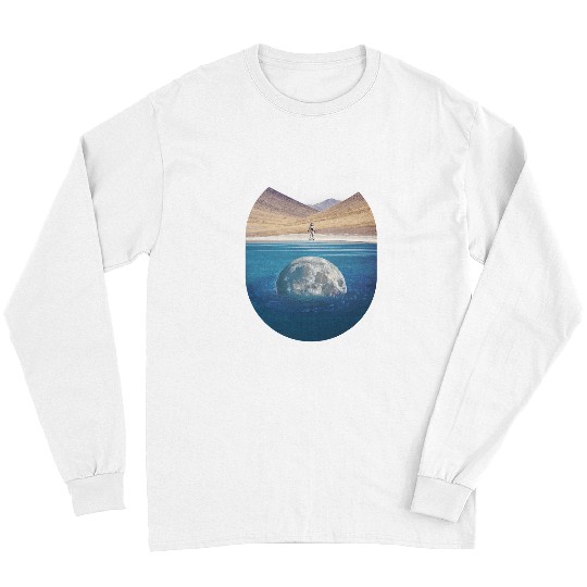 Astronaut Job Sunken Moon Lonely Astronaut Long Sleeves