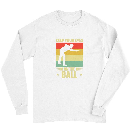 Sport Billiard Keep Your Eyes On The Ball Pool Billiard Snooker 1 Long Sleeves