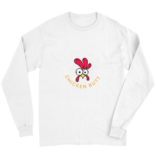 Chicken Pet Guess What Chicken Butt 0 8 Long Sleeves