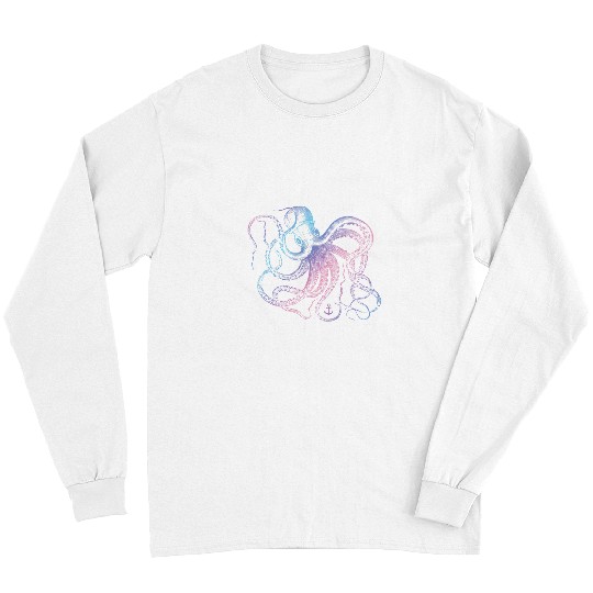Octopus Pet Cool vintages Marine Biologist Ocean Sea Life 4 Long Sleeves