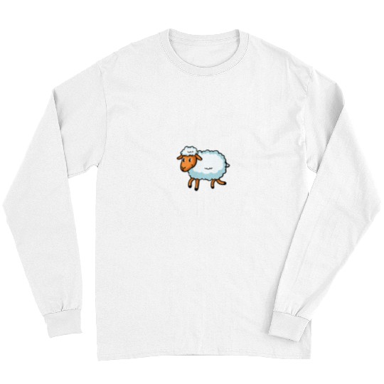 Sheep Pet Gift Lamb Milk Farmer 119 Long Sleeves
