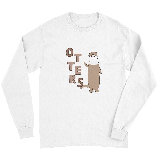 Otter Pet Otters Friends Otters Factory cute illustration Long Sleeves