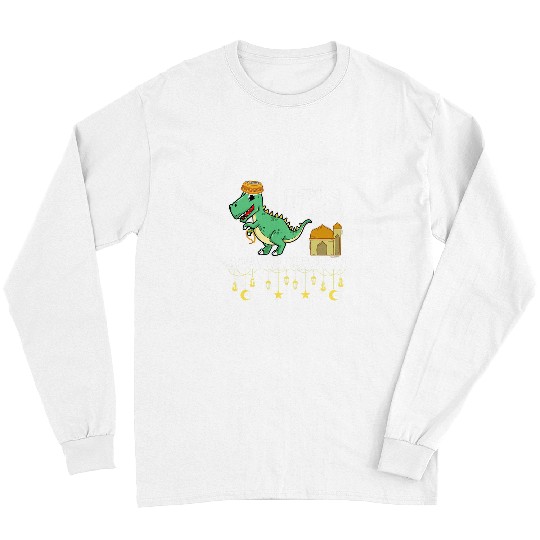 Dinosaur Pet Its roarrmadan funny muslim trex Its ramadan funny tee Long Sleeves