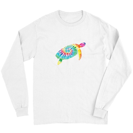 Turtle Pet St Lucia Island Tie Dye Sea Turtle Caribbean Sea St Lucia Long Sleeves