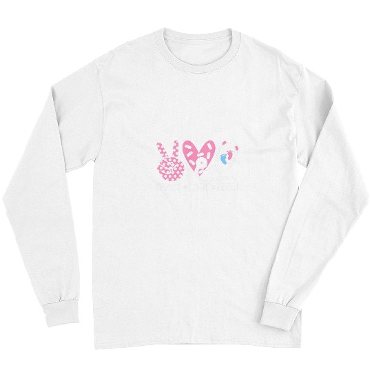 nurses Job Peace Love Nicu Cute Pediatric Nursing Student Women Long Sleeves