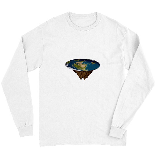Flat Earth Society 2Flat Earth Map Model Globe Long Sleeves