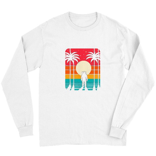 Astronaut Job Sunset Astronaut Men Women S6XL Graphic Long Sleeves