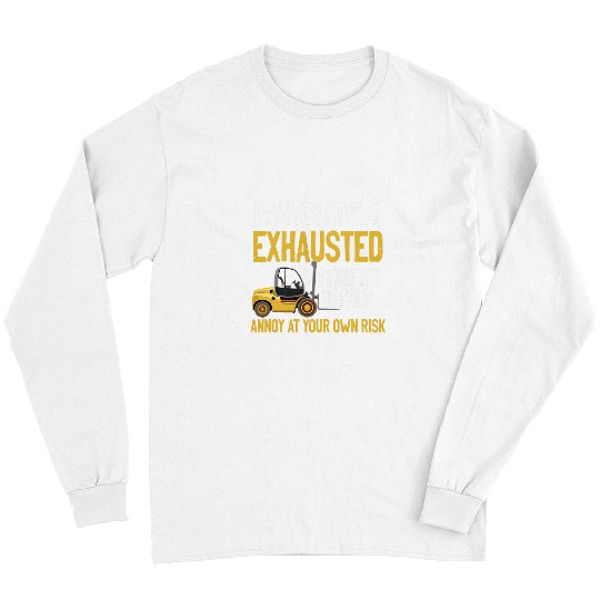 Forklift Fun Gift Men Women Cool Forklift Driver Operator Long Sleeves