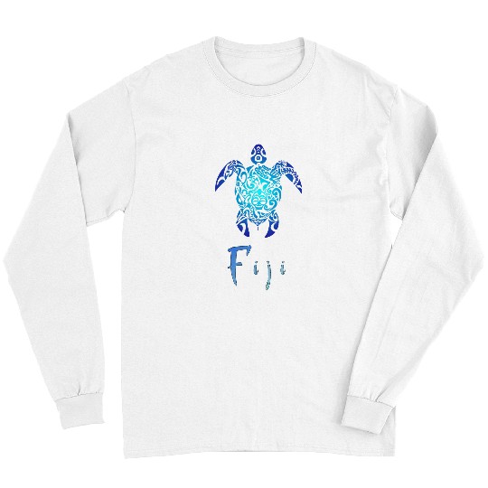Turtle Pet Fiji Islands Blue Turtle Fiji Souvenir Long Sleeves