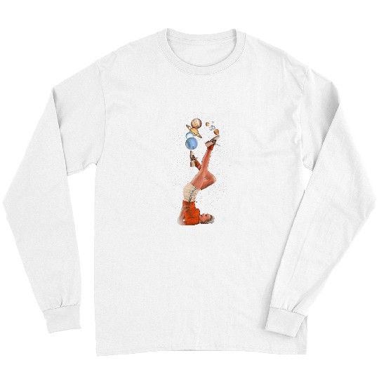 Astronaut Job Acrobat Planets Juggler Space Galaxy Regular Fit Fun Long Sleeves