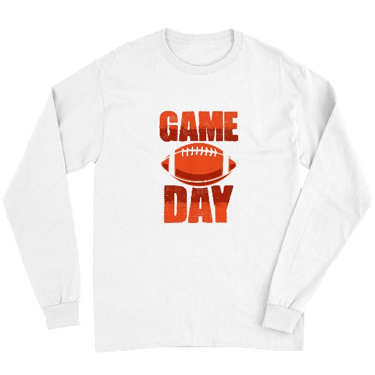 Game Day American Football Sports Season Footballers 21 Long Sleeves