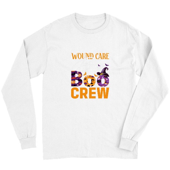 nurses Job Wound Care Boo Boo Crew Funny Doctor nurses Halloween Long Sleeves