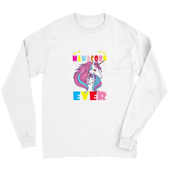 Unicorn Pet  Mamacorn Ever Unicorn Costume Mom Mothers Day 2 Long Sleeves
