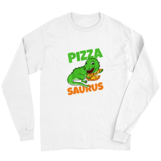 Dinosaur Pet Kids Pizzasaurus Toddler Pizza Dino Dinosaur TRex Pizza For Boy Long Sleeves