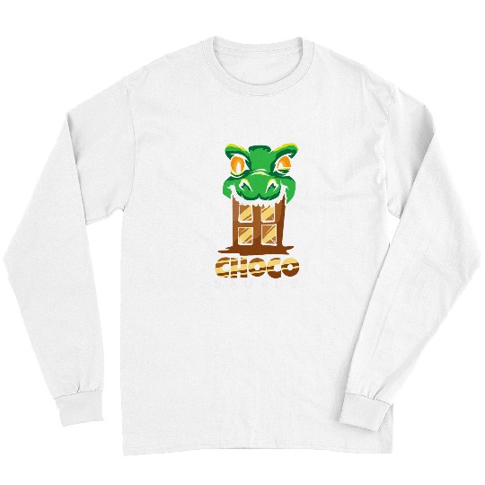 Dinosaur Pet Chocosaurus Choco Lover Dinosaur Chocolate Eater 2 Long Sleeves
