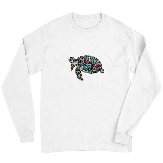 Turtle Pet St Thomas Tribal Sea Turtle Long Sleeves