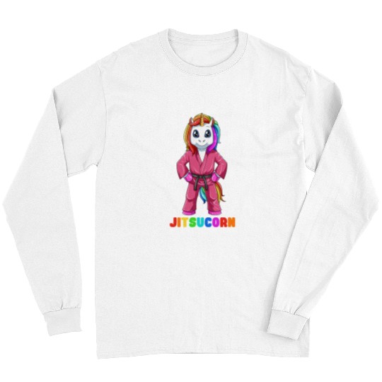 Unicorn Pet Cute Jiu Jitsu Unicorn Girls Women 6 Long Sleeves