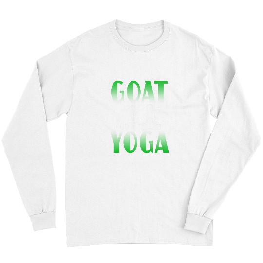 Goats Pet Yoga For Women Goats Yoga Long Sleeves
