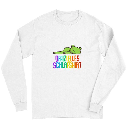Frog Pet Official Sleep Frog Funny Gifts Toad Fun Long Sleeves