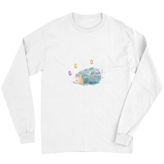 Hedgehog Pet Butterfly Teenage girl Long Sleeves