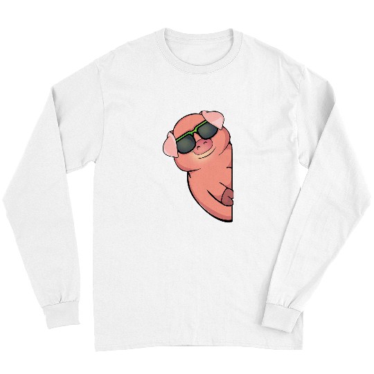 Pig Pet Women Men SWines Farm Animals Pet Long Sleeves