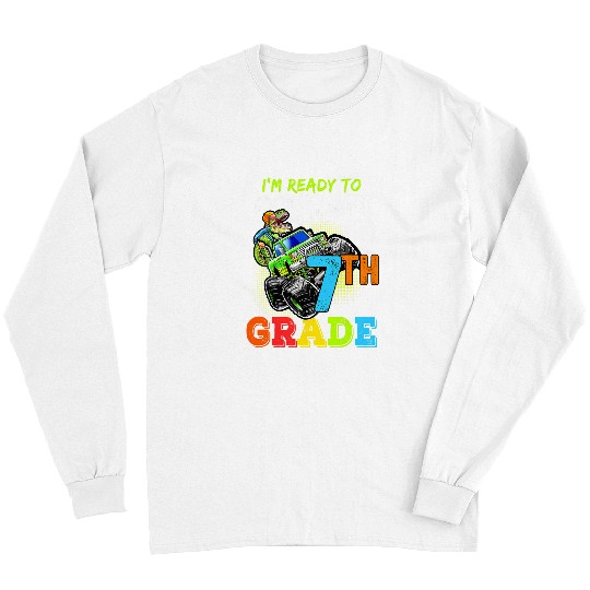 Dinosaur Pet Im Ready To Crush th Grade Dinosaur Back To School Boys Kid Long Sleeves