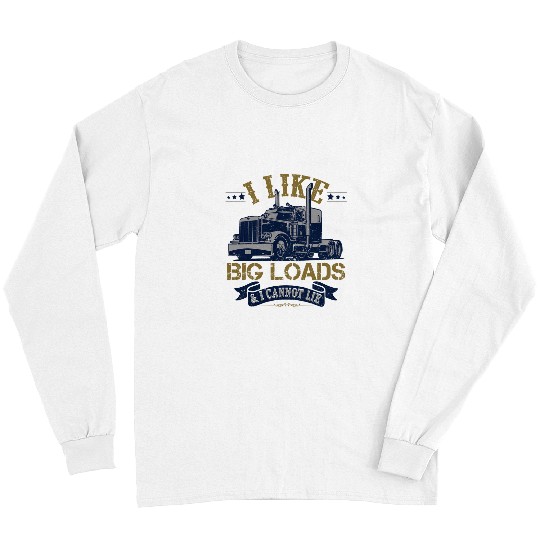Truck Fun 18 Wheeler Trucker Long Sleeves
