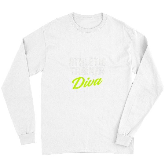 Athletic Trainer Gym Coachs Life Diva Wellness Coaching Long Sleeves