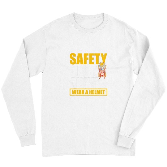 Forklift Fun Safety First Always Wear A Helmet Warehouse Long Sleeves