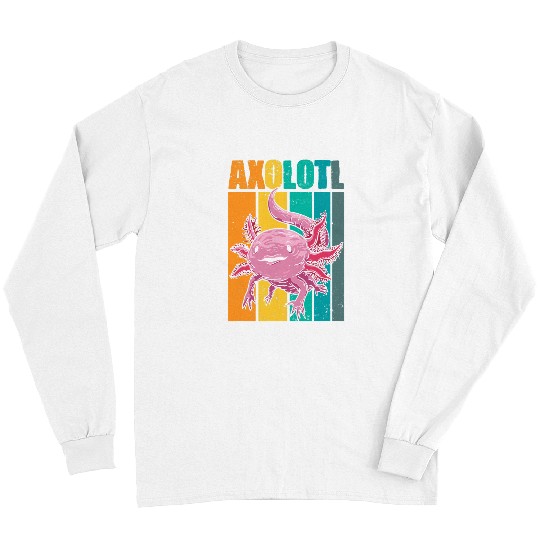 Axolotls Pet vintages Walking Fish Lizard Kawaii Axolotls Long Sleeves