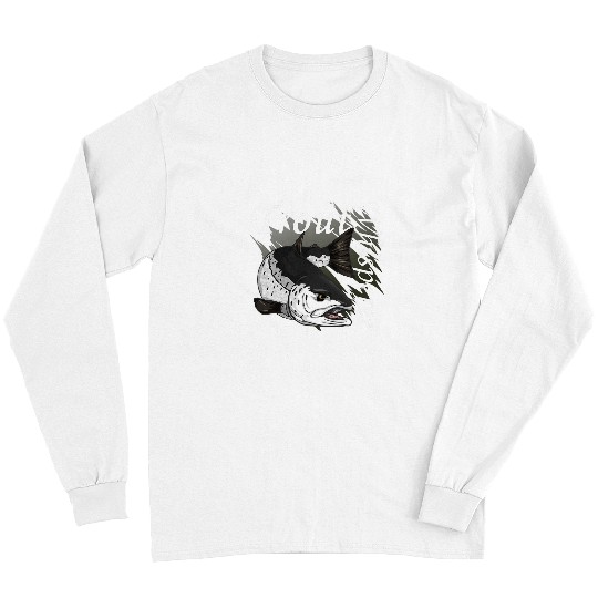 Fishing Fun Mens Trout Whisperer Fly Fishing Artwork Trolling Fishermen Joke Long Sleeves