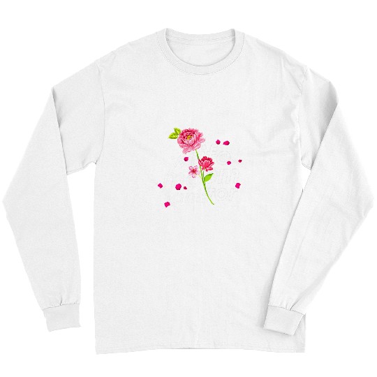 Wife Mom Custodian Cute Mothers Day Floral Janitor 21 Long Sleeves