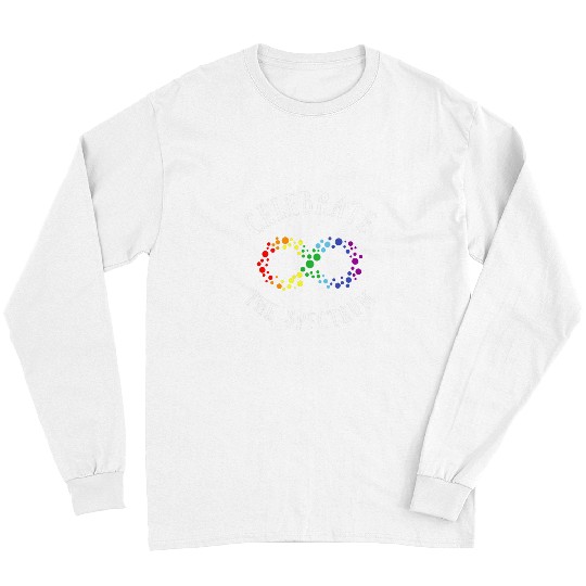 Autism Puzzle Celebrate The Spectrum Celebrate Neurodiversity Long Sleeves