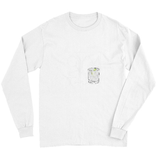 Gym and Tonic Workout Weightlifting Funny Pun Alcohol Drink Long Sleeves