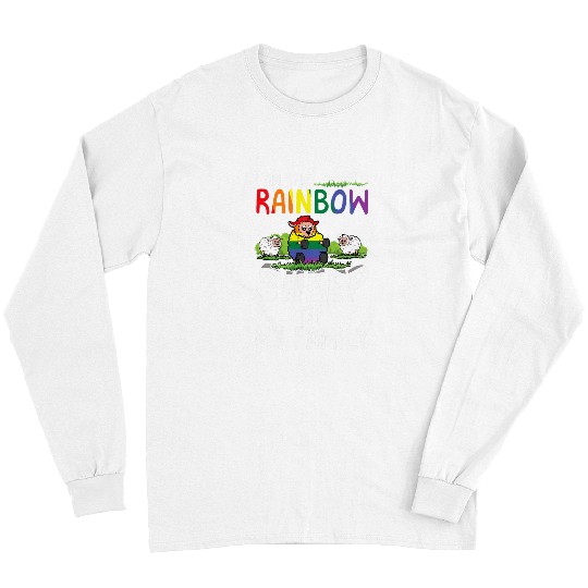 Sheep Pet I Am Rainbow Sheep Family Gay LGBTQ LGBT Pride Month Long Sleeves